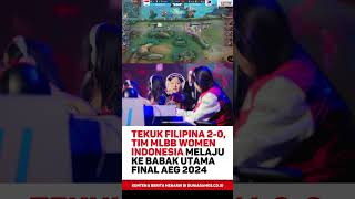 Tim Indonesia Berhasil Melaju Ke Grand Final Asian Esports Games 2024 mlbb asiangames m6 fyp [upl. by Martens]