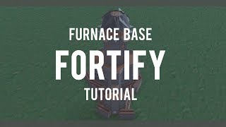 RUST Builds 25ㆍFull FORTIFY Tutorial Double Furnace [upl. by Spector423]