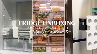 New fridge unboxing  First YouTube video [upl. by Red]