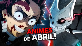 ANIMES QUE VÃO BOMBAR EM ABRIL 2024 💣💥 [upl. by Yle789]