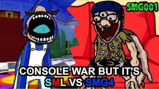 CONSOLE WAR but its SML VS SMG4  Friday Night Funkin Cover [upl. by Recneps876]