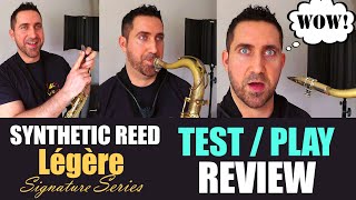 Legere Signature Series Synthetic Reed Review  Alto Sax amp Tenor Sax by Paul Haywood [upl. by Antoni]