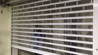 transparent polycarbonate rolling shutter doorStarking Shutter Manufacturer Limited [upl. by Allistir]