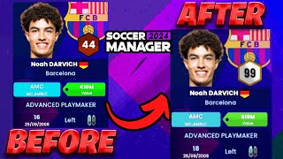 Best Wonderkids SM24  Soccer Manager 2024 Wonderkids 2 [upl. by Haibot]