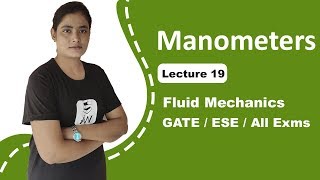 Manometer Fluid Mechanics in hindi  Fluid Mechanics GATE Lectures  GATE Lectures Well Academy [upl. by Iseabal]