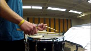 West Point March Snare Part [upl. by Aiynat821]