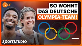 Exklusive Einblicke So sieht das Olympische Dorf von innen aus  Vlog  sportstudio [upl. by Droflim]