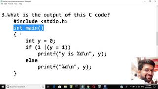 Logical Operators  C Technical Interview Question and Answer  2 [upl. by Enaasiali]