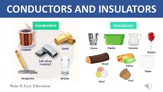 CONDUCTORS AND INSULATORS  SCIENCE EDUCATIONAL VIDEO FOR KIDS [upl. by Bores]