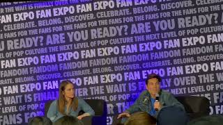 Melanie Scrofano amp Tim Rozons Panel at Fan Expo Philadelphia 492022 [upl. by Ik]