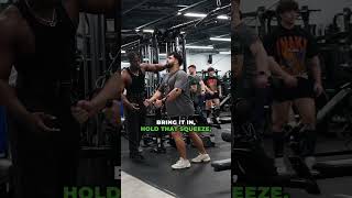 Cable Flys tutorial  How to Maximize Chest Activation on your Cable Flys chest fitnesstips [upl. by Ketchum]