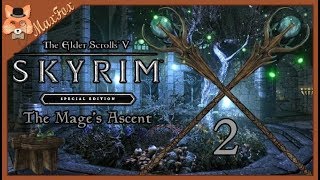 Lets Play Skyrim SE Modded  Episode 2 The Mages Ascent [upl. by Ayekat604]