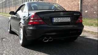 MercedesBenz SLK 32 AMG R170 w MGmotorsportpl exhaust system [upl. by Leahcimnoj]