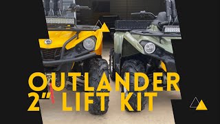 Canam Outlander 450  2quot Lift Kit [upl. by Camp]