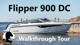 Flipper 900 DC  Boat Walkthrough Video Tour [upl. by Jacquelin]