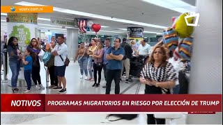 Programas migratorios en riesgo por elección de Donald Trump [upl. by Htebasil]