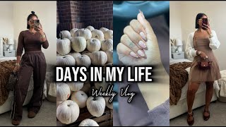 Spend a few days with me  Fall Fashion  Home Decor  Nail Day amp More  Diaries of Nakiah WV [upl. by Amabil272]