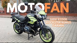 BMW R1150R Rockster  Remus  Garmin [upl. by Bernetta]