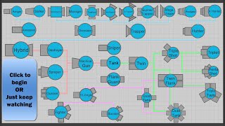 ALL TANKS in Diepio  Interactive video  DIEPIO  DIEPIO [upl. by Biebel780]