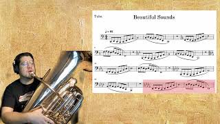 Brass Exercises  Beautiful Sounds tuba [upl. by Nidnarb]