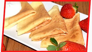 😋 Cómo hacer MASA de CREPES para 1 persona 👉 Fácil y Rápido con 3 Ingredientes [upl. by Aven]