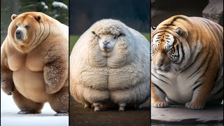 MORBIDLY OBESE ANIMALS by Minimax AI [upl. by Eveivaneg]