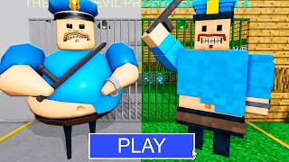 HEROBRINE BARRY VS BARRY BARRYS PRISON RUN OBBY ROBLOX [upl. by Noak]