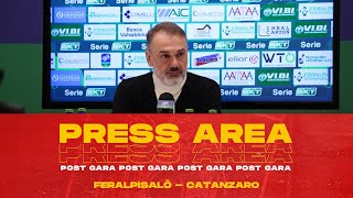 PRESS AREA  VIVARINI NEL DOPO GARA DI FERALPISALÒ  CATANZARO 🎙️ [upl. by Lalo]