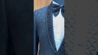 Midnight Black Jacquard Blazer Ifoxtrendfashion ahmedabad fashion [upl. by Nisen]