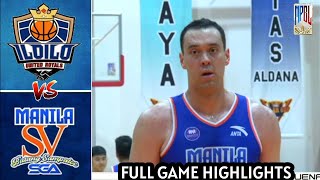 MPBL HIGHLIGHTS  MANILA SV VS ILOILO UNITED ROYALS  JUNE 19 2024 mpbl mpblhighlights [upl. by Aralc]