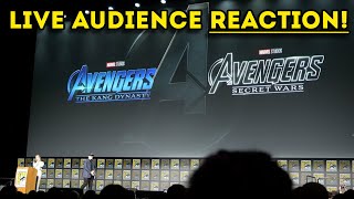 MARVEL COMICCON 2022 FULL ANNOUNCEMENT AUDIENCE REACTION [upl. by Shelby586]