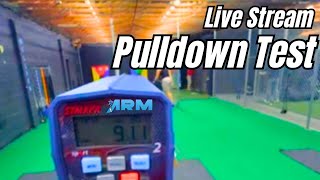 Live Pulldowns  Pitching Measurements [upl. by Michaelina]