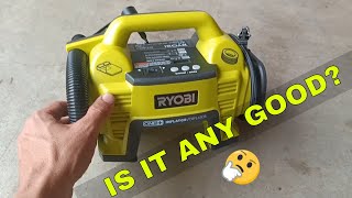 Ryobi One One plus 18V Inflator Deflator Review [upl. by Lawrenson]