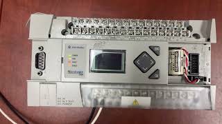 Allen Bradley MicroLogix1400 SecurityPassword Setup [upl. by Derwin]