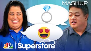 Sandra and Jerrys Love Story  Superstore [upl. by Enirhtac]