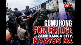 Gumuhong footbridge sa Zamboanga City naayos na [upl. by Sandye]