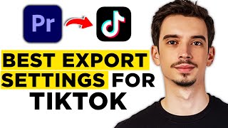 Best Export Settings for TikTok Premiere Pro 2024 [upl. by Hcib]