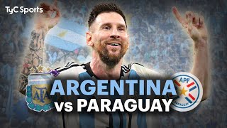 EN VIVO 🔴 ARGENTINA vs Paraguay  Eliminatorias Sudamericanas ⚽ ¡Juega la SCALONETA por TyC SPORTS [upl. by Beaufert]