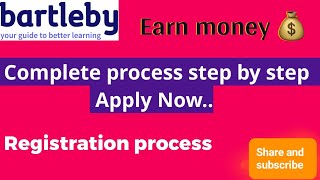 Bartleby complete registration process step by step ll vacancy available ll apply now ll Watch now [upl. by Elrebma]