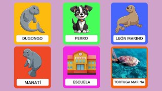 🔴¡Aprende Jugando 12 Palabras Educativas para Niños y Niñas 🌟📚  Aprende con Gael y Owen [upl. by Kerwinn]