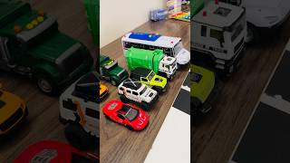 Box full of Model Car Jaguar Nissan Audi Maserati Peugeot Pickup Truck  Police Pickup Trucks [upl. by Orodisi]