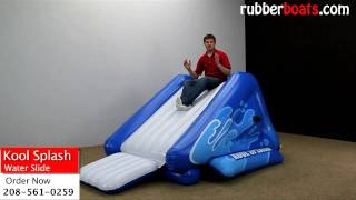 Intex Kool Splash Inflatable Water Slide Video Review by Rubber Boats [upl. by Styles]