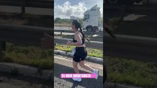 Correndo uma meia maratona 🏃🏻‍♀️💖 meiamaratona corridaderua corredora [upl. by Till]