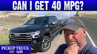 Unreal Hypermile MPG results w 2023 Chevy Silverado 1500 30L Duramax diesel [upl. by Edeline]