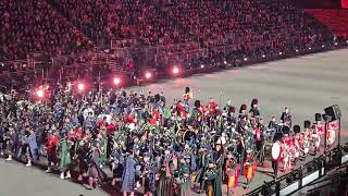 2024 Royal Edinburgh Military Tattoo Massed Band March out [upl. by Alamak]