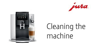 JURA S8 2018  Cleaning the machine [upl. by Jorie]