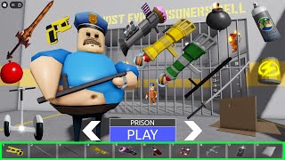 BARRYS PRISON RUN OBBY  All Items Unlocked  All Bosses Unlocked Papa Pizza Sirem Dummy Game [upl. by Naaitsirhc899]