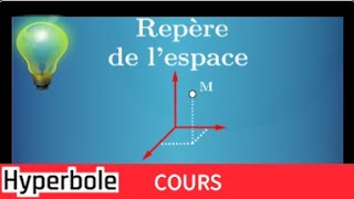 géométrie dans lespace  comment trouver les coordonnées dun point dans un repère de lespace [upl. by Elocal]