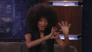 Esperanza Spalding NATURAL HAIR and special interview [upl. by Hermine]