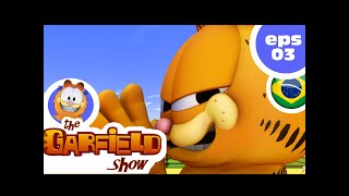 THE GARFIELD SHOW BRASIL  EP03  A pizza perfeita [upl. by Nyrrat585]